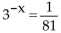 Solve the equation. -  A) {4} B) {-4} C)    D)   