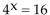 Solve the equation. -  A) {2} B) {4} C) {3} D) {1}