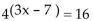 Solve the equation. -  A) {3} B)    C) {4} D) {-3}