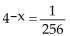 Solve the equation. -  A) {4} B) {-4} C)    D)   