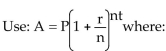 Solve the problem. -Find the amount in a savings account at the end of 8 years if the amount originally deposited is $1,000 andthe interest rate is 7% compounded quarterly.   A = final amountP = $1,000 (the initial deposit) r = 7% = 0.07 (the annual rate of interest) n = 4 (the number of times interest is compounded each year) t = 8 (the duration of the deposit in years)  A) $1,742.21 B) $1,916.43 C) $32,560.00 D) $1,148.88