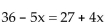Solve the equation. -  A) {1} B) {-1} C) {4} D) {-4}