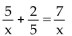 Solve the equation. -  A) {5} B) {-5} C) {2} D) {-2}