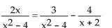 Solve the equation. -  A)    B)    C)    D)   
