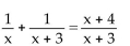 Solve the equation. -  A) {1} B) {-3} C) {-1} D) {3}