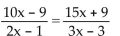 Solve the equation. -  A)    B)    C)    D)   