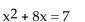 Solve a Quadratic Equation by Completing the Square  Write the word or phrase that best completes each statement or answers the question. Solve the equation by completing the square. -  A)    B)    C)    D)   