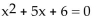 Use the discriminant to determine whether the quadratic equation has two unequal real solutions, a repeated real solution, or no real solution without solving the equation. -  A) repeated real solution B) two unequal real solutions C) no real solution