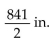 Solve the problem. -A 29-inch-square TV is on sale at the local electronics store. If 29 inches is the measure of the diagonal ofthe screen, use the Pythagorean theorem to find the length of the side of the screen. A)    B)    C)    D)   
