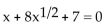 Find the real solutions of the equation. -  A) {196, 484} B) {14, - 22} C) {324} D) no real solution