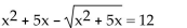 Find the real solutions of the equation. -  A)    B) {25, -25} C) {3} D) {5}