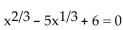 Find the real solutions of the equation. -  A) {8, 27} B) {2, 3} C) {-3, -2} D) {-27, -8}
