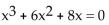 Find the real solutions of the equation by factoring. -  A) {0, -2, -4} B) {-2, -4} C) {0, 2, 4} D) {2, 4}