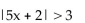 Solve the inequality. Express your answer using interval notation. -|   A)    B)    C)    D)   
