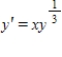 Use Euler's method with given values of n to obtain an approximation of the initial value problem when   . Round your answers to four decimal places, if necessary. ​   ,   ​   , ​   __________ ​   , ​   __________