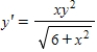 Find the general solution of the first-order differential equation by separating variables. ​  