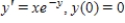 Find the solution of the initial value problem. ​  