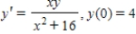 Find the solution of the initial value problem. ​  