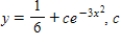 y is a solution of the differential equation.n  ​ any constant;   ​