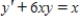 y is a solution of the differential equation.n  ​ any constant;   ​