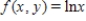 Find the average value of the given function   over the plane region R. ​   ; R is the region bounded by the graph of   and   from   to   . ​ A)    B)  ​   C)  ​   D)  ​   E)  ​  