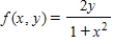 Find the volume of the solid bounded above by the surface   and below by the plane region R.   ; R is the region bounded by   .