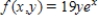 Evaluate the double integral ​   ​ For the given function f(x, y)  and the region R. ​   ; R is bounded by   and y = x. ​ A)    B)    C)    D)   