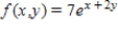 Find the volume of the solid bounded above by the surface ​ Z = f(x, y)  ​ And below by the plane region R. ​   ; R is the triangle with vertices (0, 0) , (5, 0)  and (0, 5) . ​ A)    B)    C)   