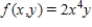Find the volume of the solid bounded above by the surface ​   ​ And below by the plane region R. ​   and R is the region bounded by the graphs of   and   . ​ A)    B)    C)    D)    E)   