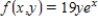Evaluate the double integral ​   ​ for the given function f(x, y) and the region R. Enter your answer as an expression. ​   ; R is bounded by   and y = x.