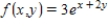 Find the volume of the solid bounded above by the surface ​ z = f(x, y) ​ and below by the plane region R. Enter your answer as an expression. ​   ; R is the triangle with vertices (0, 0), (4, 0) and (0, 4).