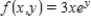 Find the average value of the function ​   ​ over the plane region R. Enter your answer as an expression. ​   and R is the triangle with vertices   ,   and   .