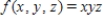 Maximize the function ​   ​ subject to the constraint   .