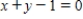 Minimize the function ​   ​ subject to the constraint   .
