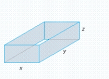 A building in the shape of a rectangular box is to have a volume of   (see the figure). It is estimated that the annual heating and cooling costs will be $2/square foot for the top, $5/square foot for the front and back, and $3/square foot for the sides. Find the dimensions of the building that will result in a minimal annual heating and cooling cost. What is the minimal annual heating and cooling cost(C)? ​  