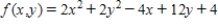 Find the critical point(s)  of the function. Then use the second derivative test to classify the nature of each point, if possible. Finally, determine the relative extrema of the function. ​   ​ A)    ; saddle point:   B)    ; relative maximum value:   C)    ; relative minimum value:  