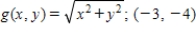 Evaluate the first partial derivatives of the function at the given point. ​   ​ A)    B)  ​   C)  ​   D)  ​   E)  ​  