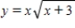 Find the volume of the solid of revolution obtained by revolving the region bounded by the graphs of the given functions about the x-axis. ​   and  