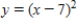 Find the volume of the solid of revolution obtained by revolving the region bounded by the graphs of the given functions about the x-axis. ​   and  