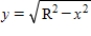 By computing the volume of the solid of revolution obtained by revolving the region under the semicircle ​   ​ from   to   about the   -axis, show that the volume of a sphere of radius   is   cubic units.