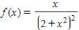Find the area of the region bounded by the x-axis and the graph of the function ​   ​ A)    B)    C)  ​   D)  ​  