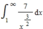 Evaluate the following improper integral whenever it is convergent. ​  
