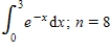 Use the trapezoidal rule and Simpson's rule to approximate the value of the definite integral. ​   ​ A)  By trapezoidal rule 1.2140, by Simpson's rule 1.1609 B)  By trapezoidal rule 1.1705, by Simpson's rule 1.1520 C)  By trapezoidal rule 1.1000, by Simpson's rule 1.1660 D)  By trapezoidal rule 1.3620, by Simpson's rule 1.1306 E)  By trapezoidal rule 0.9613, by Simpson's rule 0.9503