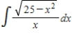 Use the table of integrals to find the integral. ​   ​ A)    B)    C)    D)   