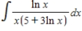 Use the formula ​   ​ to find the integral. ​  