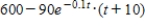 Sales of the latest recording by Brittania, a British rock group, are currently   units/week (each unit representing 10,000 discs) , where t denotes the number of weeks since the recording's release. Find an expression that gives the total number of discs sold as a function of t. ​ A)    B)  ​   C)  ​   D)  ​   E)  ​  