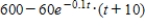Sales of the latest recording by Brittania, a British rock group, are currently   units/week (each unit representing 10,000 discs) , where t denotes the number of weeks since the recording's release. Find an expression that gives the total number of discs sold as a function of t. ​ A)    B)  ​   C)  ​   D)  ​   E)  ​  