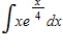 Find the indefinite integral. ​  