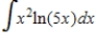 Find the indefinite integral. ​  