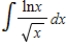 Find the indefinite integral. ​  